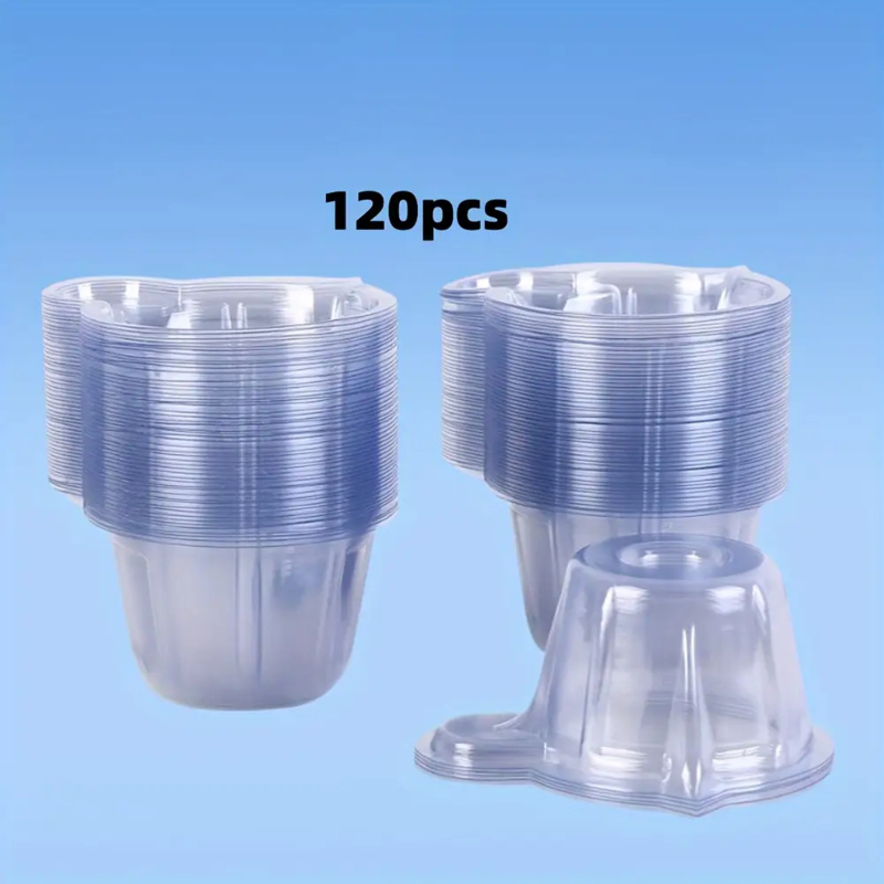 Mixing Cup Silicone - 120 transparante plastic hars mengbeker, 40