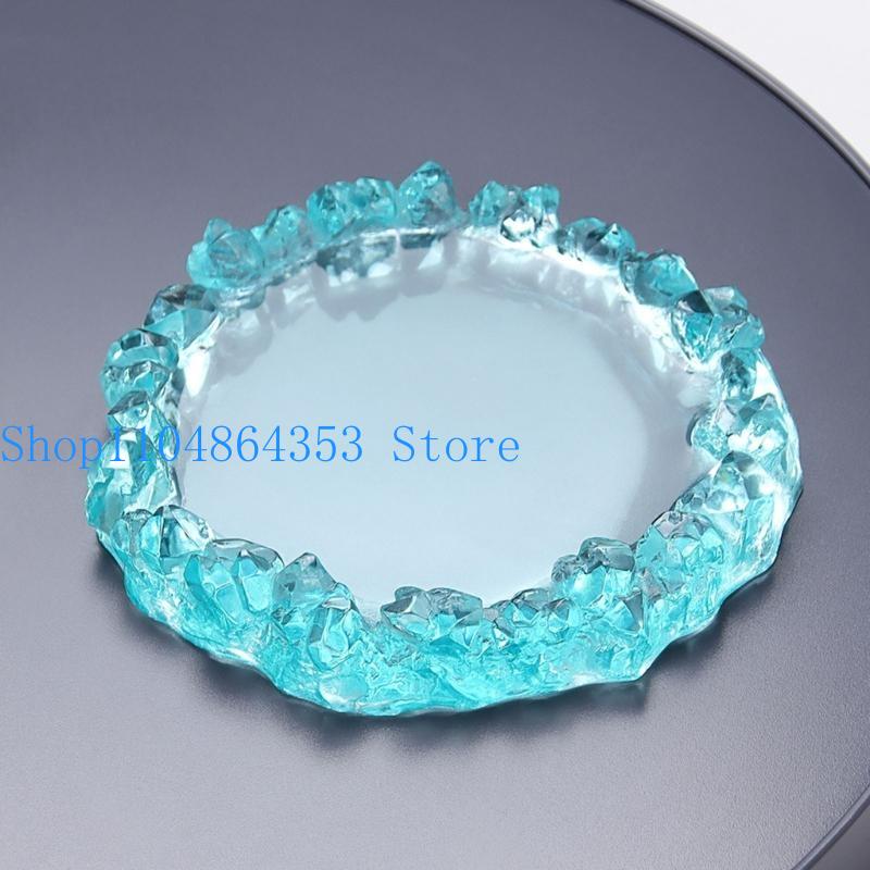 Coaster Mold Round - Crystal Cluster Mallen voor het gieten