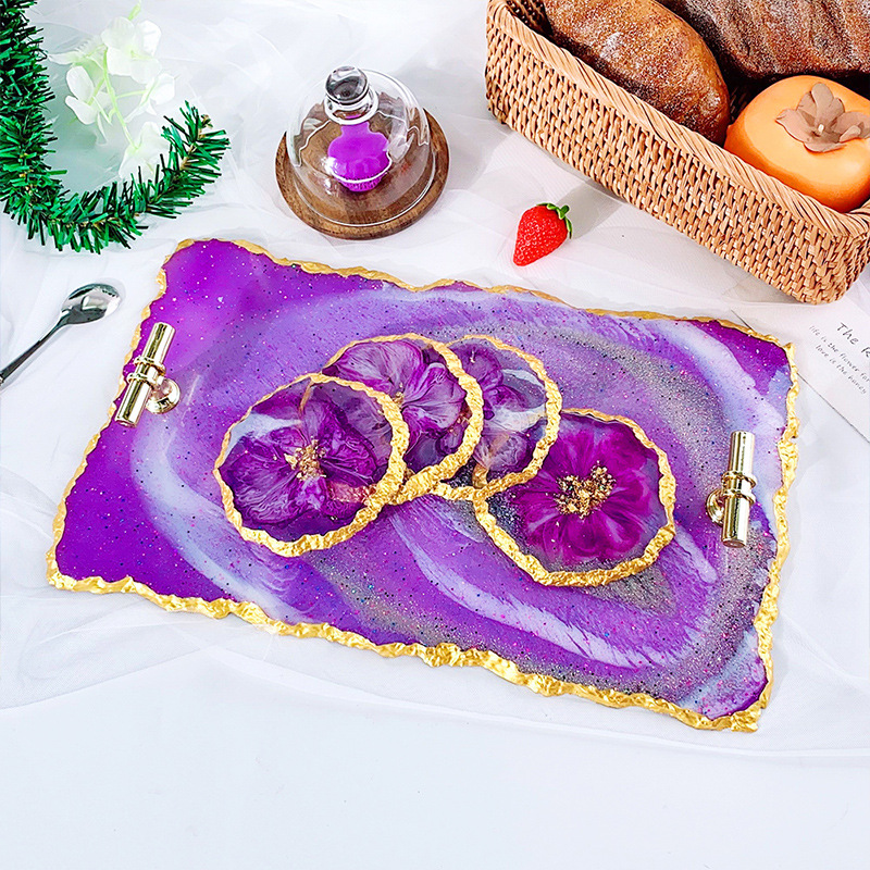 DM413 Drusy Coaster Hars Schim - Serving Tray Mold recensie en prijs