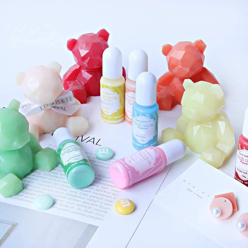 Groothandel 18 levendige vloei - Resin Pigment Set recensie en prijs