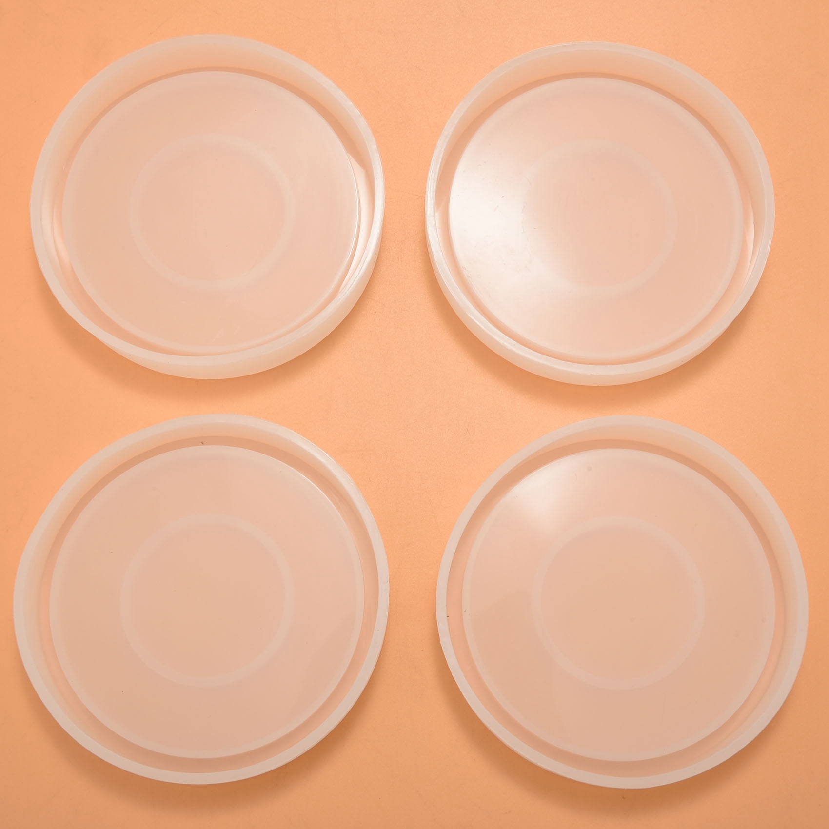 4-pack grote diy ronde onderze - Coaster Mold Round recensie en prijs