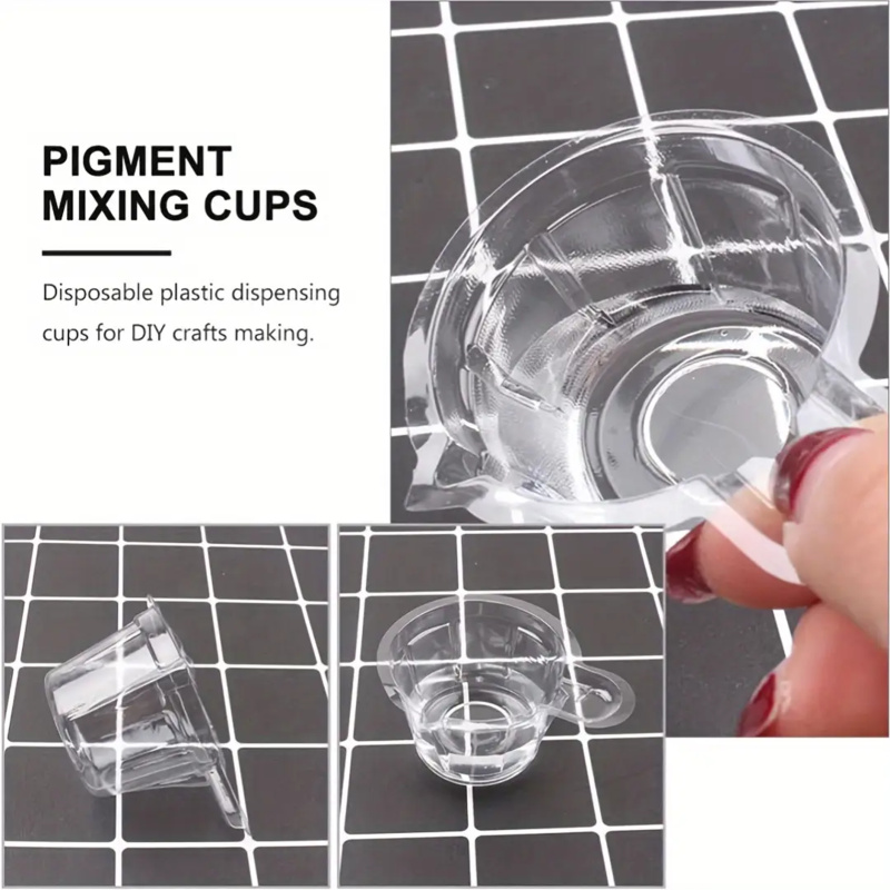 120 transparante plastic hars  - Mixing Cup Silicone recensie en prijs