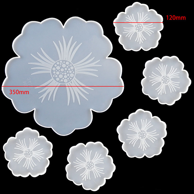 Grote Bloemvormige Onderzetter - Epoxy Uv Resin Kit recensie en prijs
