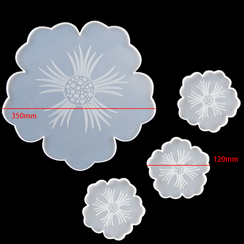 Grote Bloemvormige Onderzetter - Epoxy Uv Resin Kit recensie en prijs
