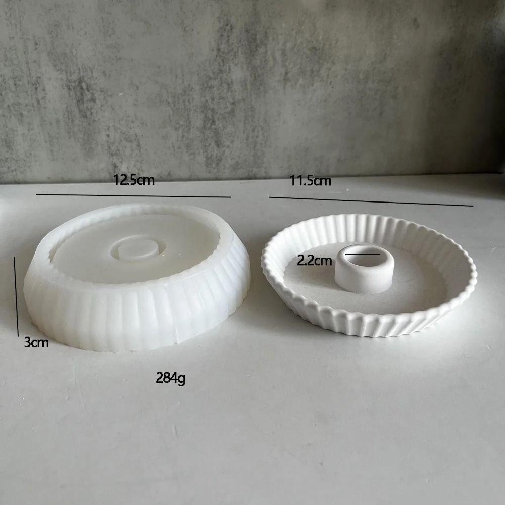 Streep Ronde Schotel Kaarshoud - Coaster Mold Round recensie en prijs