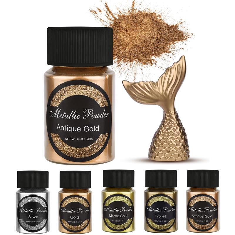 20 ml Shimmer Metallic Goud Zi - Resin Pigment Set recensie en prijs