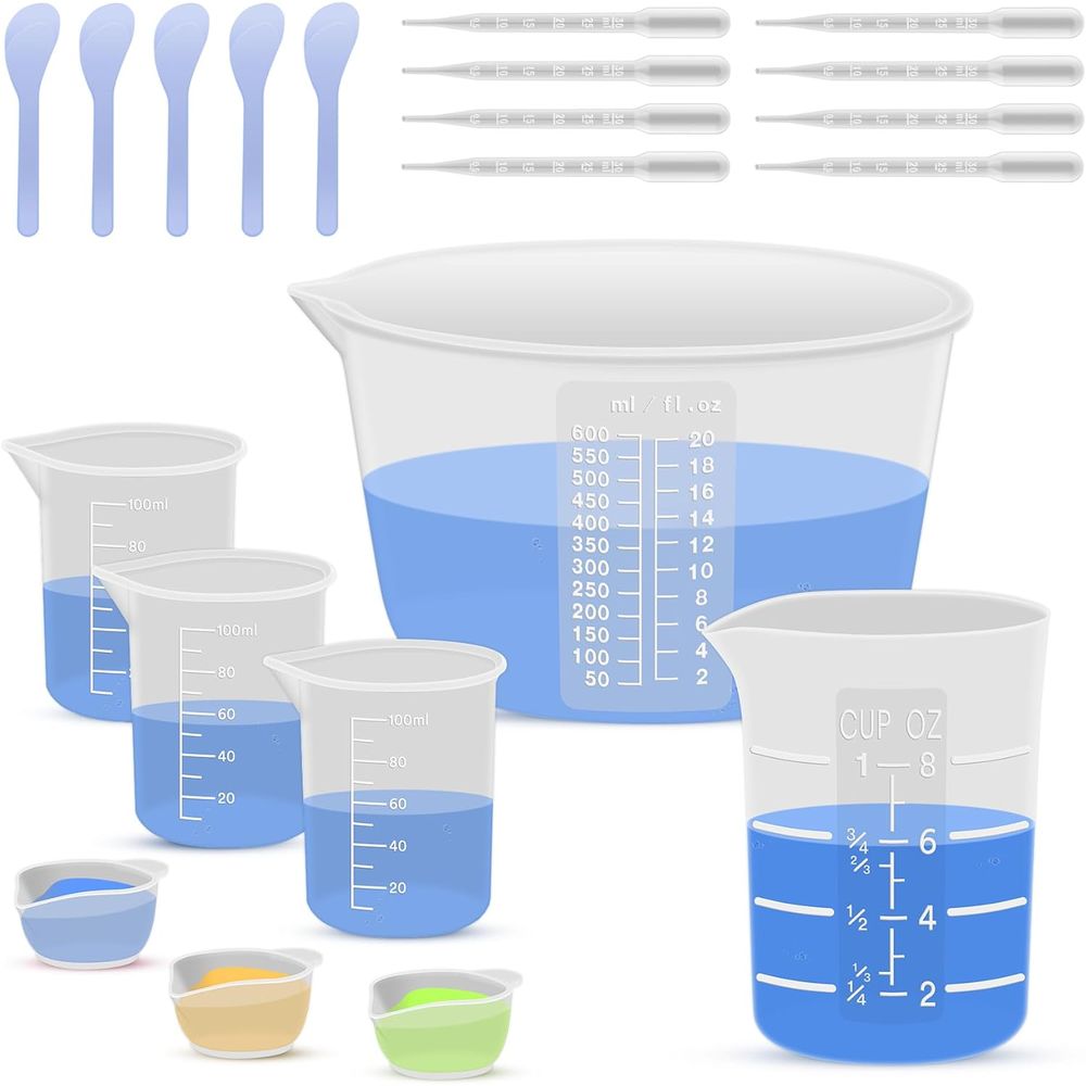 Siliconenhars mengbekers of ha - Mixing Cup Silicone recensie en prijs