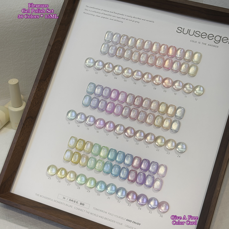 36 Kleuren Cat Eye Gel Polish  - Resin Glitter Pack recensie en prijs