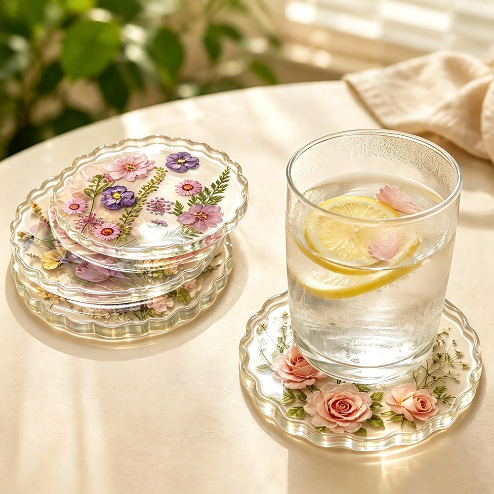 DIY Kristal Epoxyhars Coaster  - Flower Preservation Resin recensie en prijs
